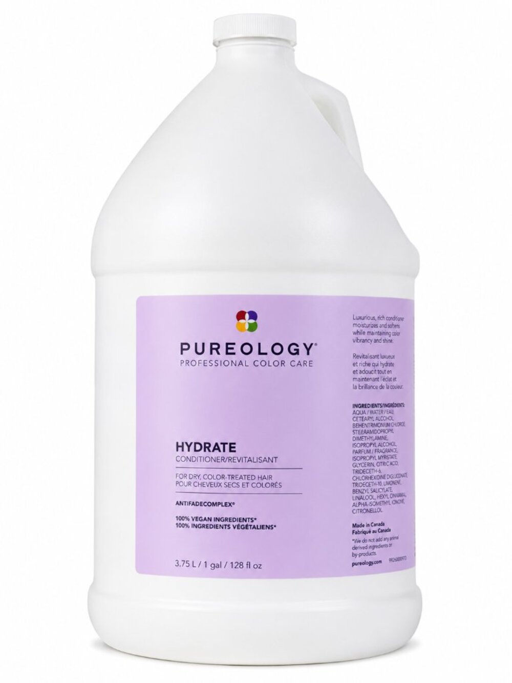 Pureology Hydrate Conditioner Gallon – 128 fl oz / 1 Gallon